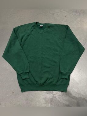 Vintage Jerzees Forest Green Blank Sweatshirt
